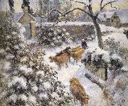 Camille Pissarro Snow oil painting artist
